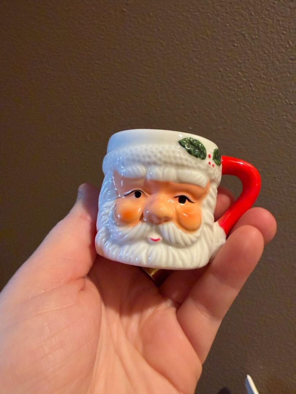 Vintage Mini Santa Mug Ceramic - Picture 6 of 6
